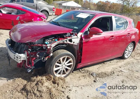 2011 Lexus Ct 200H Premium from USA, damaged, VIN JTHKD5BH0B2015150